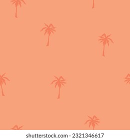 Palm tree seamless pattern.Summer print.Tropical drawing.Fashion fabrics, textile graphics, vector print.