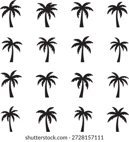 palm tree silhouette ,palm, tree, 