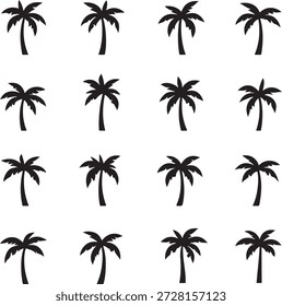 Palme Silhouette, Palme, Baum, 