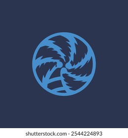 Palmbaum-Silhouettensymbol. einfache flache Vektorgrafik.Palm Logo Design Vektor 