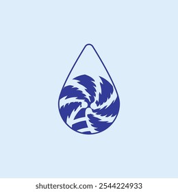 Palm tree silhouette icon. simple flat vector illustration.Palm Logo Design Vector 