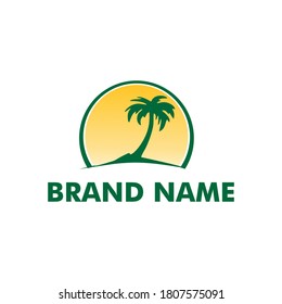 PALM TREE SIMPLE LOGO DESIGN