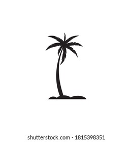 Palm tree summer logo template vector illustration