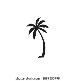 Palm tree summer logo template vector illustration - Shutterstock ID 1899353998