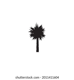 Palm tree summer logo template vector illustration