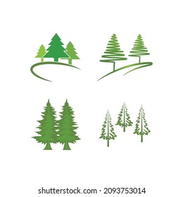 Palm tree summer logo template vector illustration