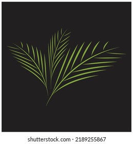 Palm tree summer logo template vector illustration