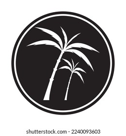 Palm tree summer logo template vector illustration