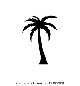 Palme Sommer Logo Vorlage Vektorgrafik
