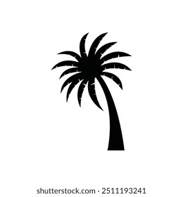 Palm tree verão modelo vetor ilustração