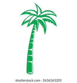 Palm tree summer logo template Illustration Vectore