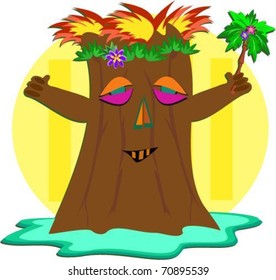 Palm Tree Tiki