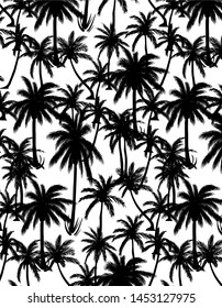 Palm Tree Vector Background Texture 