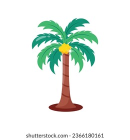 Palm Baum Vektorgrafik bunte Sticker Symbole Design Illustration. EPS10-Datei