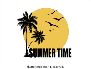 palm tree vector design hand drawn  positive optimist slogan lettering mug design mug phone case quote forest 
sun flower long beach seamless pattern summer