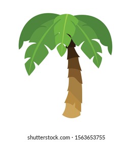 Palm tree vector emoji illustration