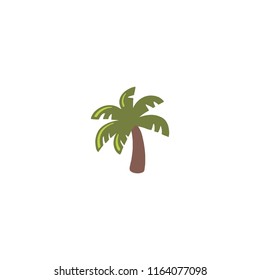 Palm Tree Vector Flat icon