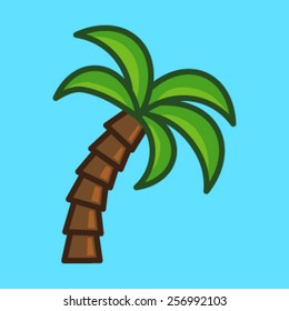 Palm Tree Vector Icon