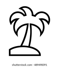 Palm Tree Vector Icon