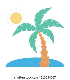 Palm Tree Vector Icon