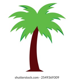 A palm tree vector illustration