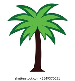 A palm tree vector illustration