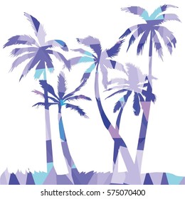 palm tree - vector illustration