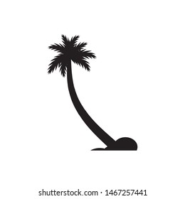 Palm tree vector illustration design template