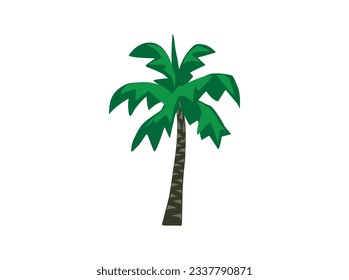 Palm tree vector illustration printable