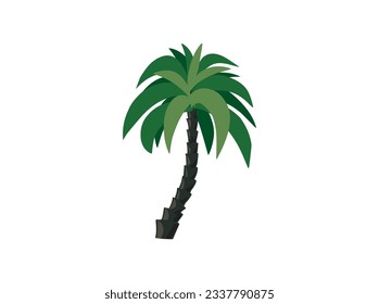 Palm tree vector illustration printable