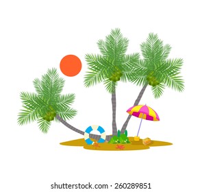Palm trees