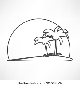 Palm trees