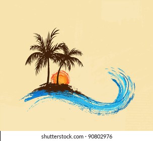 Palm trees