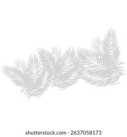 Palm trees with a distinctive design that suggests a beautiful summer atmosphere