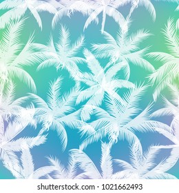 Palm trees seamless pattern