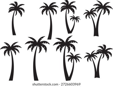  Palmen Silhouette, , Palme, Baum, 