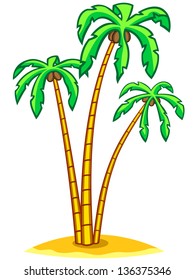 Palm trees for various design