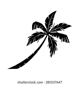 palm trees vector