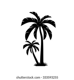 palm trees vector 