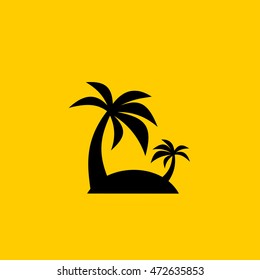 palm trees vector