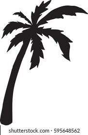 palm trees vector