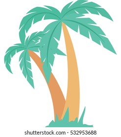 Palm Trees Vector Icon