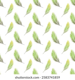Palm Tropical Leaf Hawaiian Pattern Vector