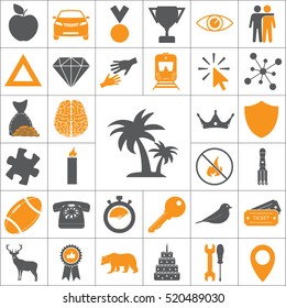 palm tropical tree icon (silhouette). vector illustration 