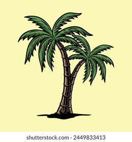 Palm Vektorgrafik und Illustration.
