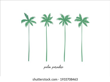 palm vector design hand drawn