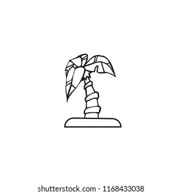 palm vector icon