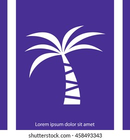 Palm vector icon