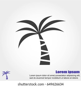 Palm vector icon