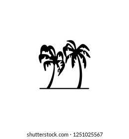 palm vector icon. palm sign on white background. palm icon for web and app